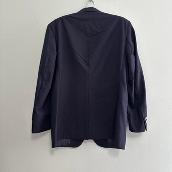 Vintage Burberry navy two button blazer size 40R - Picture 3 of 12